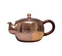 KiBcsLic Théière En Cuivre Style Rétro, Faite Main, Théière Traditionnelle Chinoise, Bouilloire à Eau Chaude