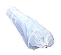 KiBcsLic Tunnel Plante Serre Protection Filet Arceau Résistant Portatif Protection Solaire Adapté pour Maison Externe Jardin Extérieur, Blanc