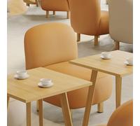 KIBONCY Sièges de canapé minimalistes Nordiques, sièges de Cabine de café, Ensemble de canapé et de Chaise de réception et de réunion décontractés.(D)