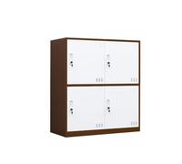 KIBONCY Unité De Rangement en Métal De Bloc De Couleur Neutre, Organisateur Ventilé Verrouillable Durable for La Buanderie À Domicile Et Le Stockage(Style6,4-100 * 90 * 40)