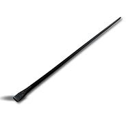 KIBROS Barre à mine fer forgé 175 cm embout plat et pointu | Levier pour soulever et déplacer, creuser décoffrer et décoller, très haute résistance.