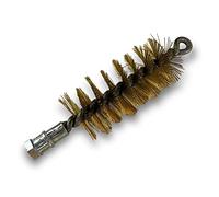 Kibros Brosse à tube PRO LAITON Ø 45 mm raccord M12 femelle | Fil laiton, âme acier torsadé, nettoyage brossage tubes canalisations, compatible tringle Kibros.