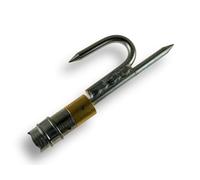 Kibros Harpon accessoire curage canalisation fixation canne débouchage | Fixation sur canne de curage par percutage, débouchage canalisations bouchées, accessoire kit ramonage curage.
