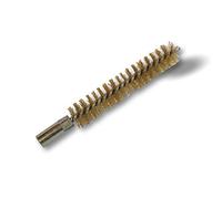 Kibros Lot 10 écouvillons Laiton condenseur raccord M6 Ø 15 mm | Raccord laiton taraudé M6 femelle, torsade acier galvanisé, fil laiton, nettoyage échangeurs et condenseurs Ø 15 mm.