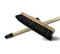 Kibros Lot 3 balais ménage Droit Luxe Soie Grise 50 mm 30 cm Manche Bois | Garnissage soie grise 50 mm, 30 cm, monture bois verni, manche bois, version luxe, parquet appartement.