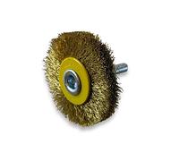 Kibros Lot 3 brosses circulaires tige Ø 50 mm laiton dur 12 mm