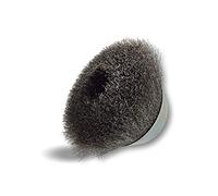 Kibros Lot 3 brosses coupe rotative acier souple Ø 120 mm meuleuse d'angle | Garnissage acier ondulé souple Ø 0,20 mm, alésage fileté M14, brossage et polissage métaux.