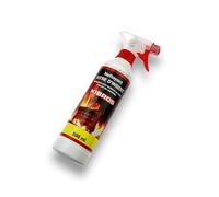 Kibros Lot 3 nettoyants vitres insert cheminée poêle pulvérisateur | Dégraissant sans abrasif, compatible insert foyer cheminée poêle à bois granulés fuel, pulvérisateur pratique.