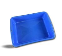 Kibros Lot 6 bacs plastique rectangulaires 10 litres multi-usage | Plastique, 10 litres, ménage lessivage petits travaux bricolage jardinage, multifonction usage intérieur et extérieur.