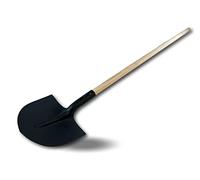 Kibros Lot 6 pelles maçon Manche 130 cm Bois Bout Rond col Cygne Acier | Manche 130 cm bois fabriqué France, bout rond col cygne acier, travaux maçonnerie terrassement jardinage BTP.