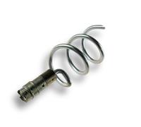 Kibros Queue de cochon accessoire curage canalisation fixation canne | Fixation sur canne de curage par percutage, débouchage curetage canalisations bouchées, accessoire kit ramonage.