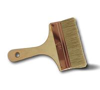 Kibros Spalter Plat 150 mm Soie Multifonctions Manche Bois Virole cuivré | Soie naturelle, largeur 150 mm, manche bois naturel, virole acier cuivré, lazure impression badigeon vitrification.