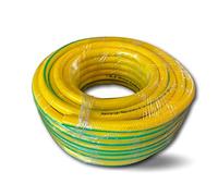Kibros Tuyau arrosage anti-UV 4 couches Ø 15 mm 25 m | 4 couches 3 PVC + 1 fibre textile, Ø 15 mm, 200g/m, résiste UV températures, souple résistant, sans kit douchette.