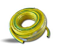 Kibros Tuyau arrosage anti-UV 4 couches Ø 19 mm 25 m | 4 couches 3 PVC + 1 fibre textile, Ø 19 mm, 250g/m, résiste UV températures, souple résistant, sans kit douchette.