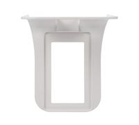 KICHOUSE 1pièce Rallonge Électrique Mural Extensible avec Étagère Amovible Blanc Facile à Installer pour Maison Bureau Hôtel