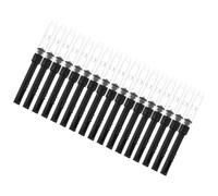 KICHOUSE 25 Pièces Absorbeur pour Stylo-plume Noir en Abs Facile à Installer et Retirer, Compatible 3,4 Mm, Accessoire Polyvalent pour Recharge D'encre de Stylo à Plume
