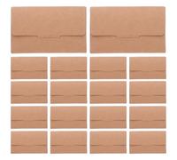 KICHOUSE 50 Pochettes pour Cartes Magnétiques en Papier Kraft Résistant, Lot de 50, Épais et Anti-déchirure, pour Hôtels et Salles de Sport