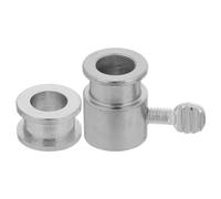 KICHOUSE Accessoire pour Broche à Rôtisserie en Fer Chromé Argenté Compatible avec Barbecue à Gaz, Cuisson Précise et Polyvalente pour Cuisines Petites et Familiales, 1 Set