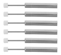 KICHOUSE Amortisseurs de fermeture lente pour couvercles de poubelle 6 pièces en fer nickelé avec mécanisme hydraulique universel pour cuisines domestiques