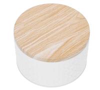 KICHOUSE Boîte à Bonbons en Tôle et Bois Portable et Polyvalente pour Garçon et Filles, Coffret de Rangement Délicat pour Fête de Noël ou Anniversaire