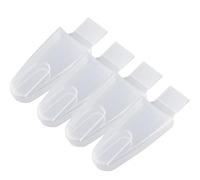 KICHOUSE Boîte à Ciseaux Ceinture Porte-Taille en Abs pour Jardinage 4 Pièces Transparente Réutilisable et Protège Les Blessures, Cisailles de Jardin
