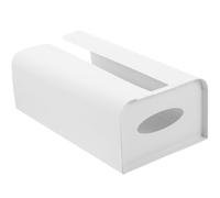 KICHOUSE Boîte à Mouchoirs Pratique Magnétique en Acier Carbone Blanc, Porte-mouchoirs Multi-fonction Cuisine, pour Bureaux et Hôtels