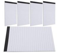 KICHOUSE Cahiers de Notes A5 Carnet de Poche Pratique 25 Feuilles Lot de 5 Papier Lisse Écriture Fluide sans Rayures pour Étudiants et Bureau