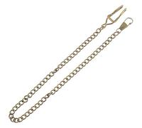 KICHOUSE Chaînes de Montre de Poche Vintage en Alliage Or, Structure Robuste, Longueur 37,5cm, Lot de 3 Pièces, Chaîne Suspendue pour Montre Gousset Rétro