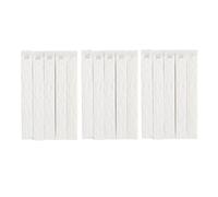 KICHOUSE Clips de Fermeture Alimentaire Pince Scellante Lot de 15 en Plastique Blanc Étanchéité, Bord Lisse pour Paquet de Chips Cuisine Maison