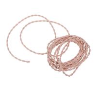 KICHOUSE Cordon Électrique Torsadé en Tissu 2 Conducteurs 5 Mètres pour Lampes Vintage et Éclairage Minimaliste Fil Flexible Accessoires DIY