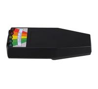 KICHOUSE Détecteur Portable de Champ Magnétique Noir en Plastique Alertes de Rayonnement Emf pour Bureau et Maison, Compteur de Rayonnement Électromagnétique à Ondes Élevées