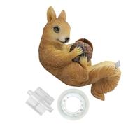 KICHOUSE Distributeur de Ruban Adhésif Écureuil en Résine Accessoire de Bureau Décoratif et Fonctionnel Design Mignon et Accès Rapide Ruban pour École et Bureau