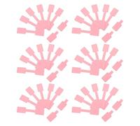 KICHOUSE Étiquettes Autocollantes en Papier Rose Rondes Lot de 300 Adhésion Forte et Réutilisables pour Bocaux et Pâtisseries pour Conservation et Congélateur