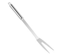 KICHOUSE Fourchette à Viande 2 Dents en Acier Inoxydable, pour Pique- et Restauration, Équipée D’un Crochet Suspendu, pour Piquer Viandes et Pommes de Terre