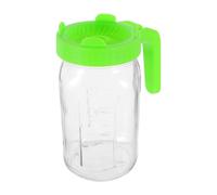 KICHOUSE Germoir en Bocal Mason : Bocal Mason d'un Quart avec Couvercle germoir pour Radis - 950 ML (1 Quart) - pour lentilles - pour conserves, Faites germer Vos Propres graines fraîches