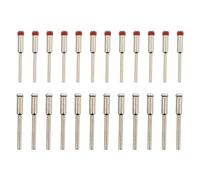 KICHOUSE Jeu de Mandrins à Vis Conception Professionnelle et Pratique 24pcs en Alliage Compatible Abrasifs sur Tissu et Meules en Caoutchouc pour Outils Rotatifs pour Polissage