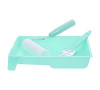 KICHOUSE Kit Réutilisable avec Bac Rouleau à Peinture, pour Murs et | Poignée Ergonomique, Plastique Léger, Couverture Uniforme, Nettoyage Facile, pour Travaux Maison et Rénovation
