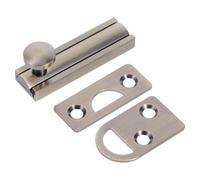 KICHOUSE Loquet de Porte de Grange, Loquet à Verrou Coulissant en Cuivre, Noir, Verrouillage de Sécurité, pour Porte à Angle Droit, Grange et Hôtel