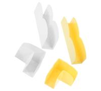 KICHOUSE Lot de 4 Clips de Fixation pour Parc à Jeux en Plastique Antidérapant, Stabilisateur Renforcé à Angle Droit et Plat, Accessoire pour Sécuriser la Base du Parc à Domicile