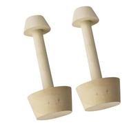 KICHOUSE Moule à Tartelettes aux Œufs en Bois Beige Double Face 2pcs Poussoir pour Pâtisserie Épaisseur Uniforme Cuisson Cuisine Familiale