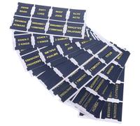 KICHOUSE Onglets en Cuir Pu pour Lecture Biblique, Marque-pages Créatifs, 1 Set D'étiquettes Vierges pour Indexation et Lecture Biblique