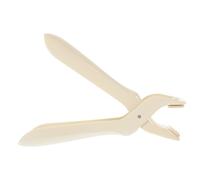 KICHOUSE Pince Anti-brûlure Polyvalente en Abs et Silicone Prise Sécurisée Cuisine et Grillades, Accessoire Pratique Beige pour Saisir Bols et Plats Chauds
