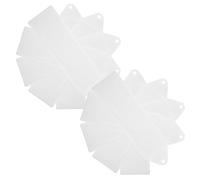 KICHOUSE Pochette Transparente Perforée pour Protège-marque-page, Lot de 10 Housses en Pvc, Protection Solide et Légère pour Livres et Cahiers