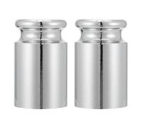 KICHOUSE Poids D'étalonnage et Résistance à la Rouille 200g en Acier Chromé Lot de 2 Pièces Bords Lisses et Résistance la Rouille pour Balance Professionnelle Numérique