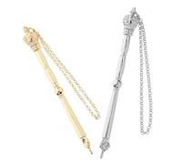 KICHOUSE Pointeur Bible Métal 2pcs pour Étude des Écritures Doigts Couronne, Accessoire Portable en Alliage de Zinc pour Adultes et Garçon et Filles