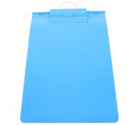 KICHOUSE Porte-bloc Médical A4 Bleu en Plastique avec Crochet Suspendu et Couverture Rabattable pour Gestion et Rangement Sécurisé des Dossiers en École Infirmière ou Bureau