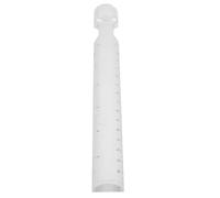 KICHOUSE Règle Droite Outil de Mesure Rigide en Plastique Abs Échelle Centimétrique et Loupe Grossissante 2x pour Étudiants et Designers en Salle D'étude