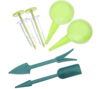 KICHOUSE Semoir Manuel Portable Matériau Plastique pour Semences de Fleurs et Légumes, Contrôle Manuel Profondeur et Espacement pour Pelouses et Plates-Bandes