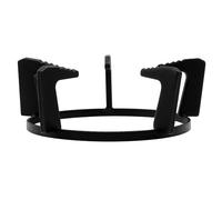 KICHOUSE Support de Cuisinière à Gaz Anneau Antidérapant Épais en Fonte Noire Facile à Installer Accessoire Solide et Confortable pour Barbecue et Grill