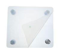 KICHOUSE Table de Nivellement en Acrylique Blanc Hauteur Réglable pour Artisanat DIY et Bureau, Plateau de Nivellement pour Résine Époxy Précis et Polyvalent